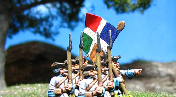Battleline Miniatures Late Seven Years War French Infantry in Turnbacks – A review