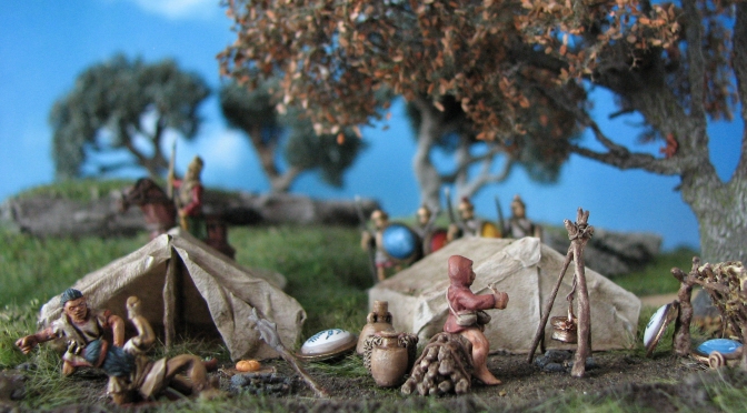 Rough camping  – Carthaginian Field Camp for Field Of Glory/DBX in 15mm Part II